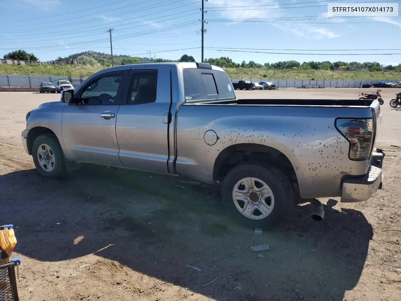 2007 Toyota Tundra Double Cab Sr5 VIN: 5TFRT54107X014173 Lot: 63634905