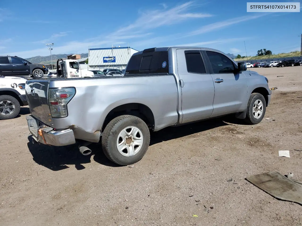 2007 Toyota Tundra Double Cab Sr5 VIN: 5TFRT54107X014173 Lot: 63634905