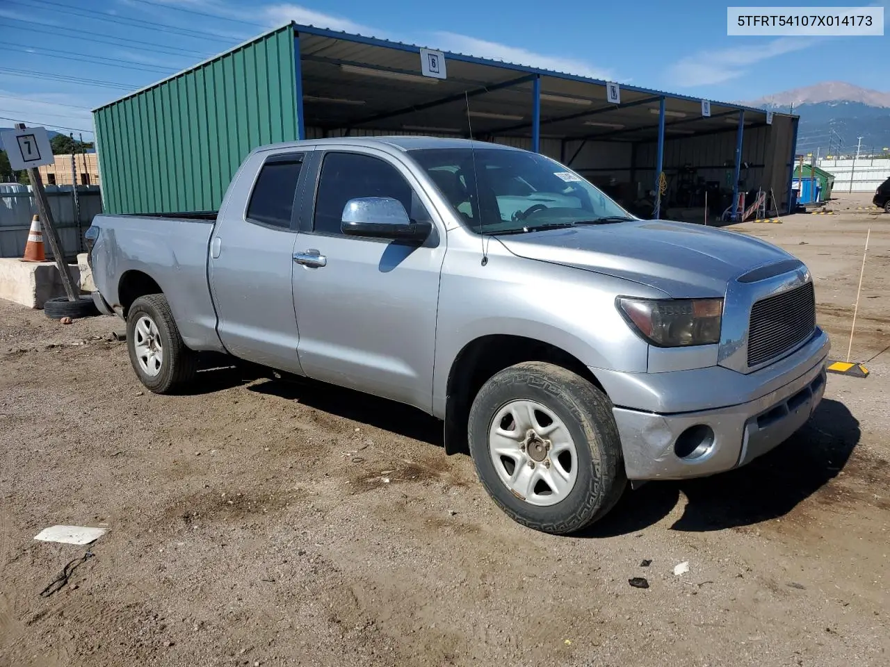 2007 Toyota Tundra Double Cab Sr5 VIN: 5TFRT54107X014173 Lot: 63634905