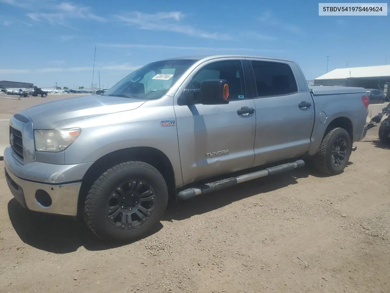 2007 Toyota Tundra Crewmax Sr5 VIN: 5TBDV54197S469624 Lot: 63697965