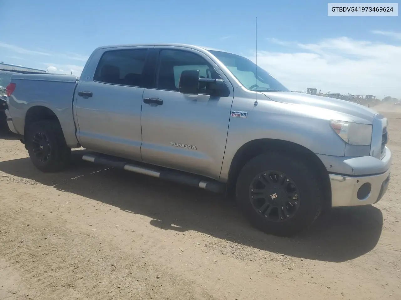 2007 Toyota Tundra Crewmax Sr5 VIN: 5TBDV54197S469624 Lot: 63697965