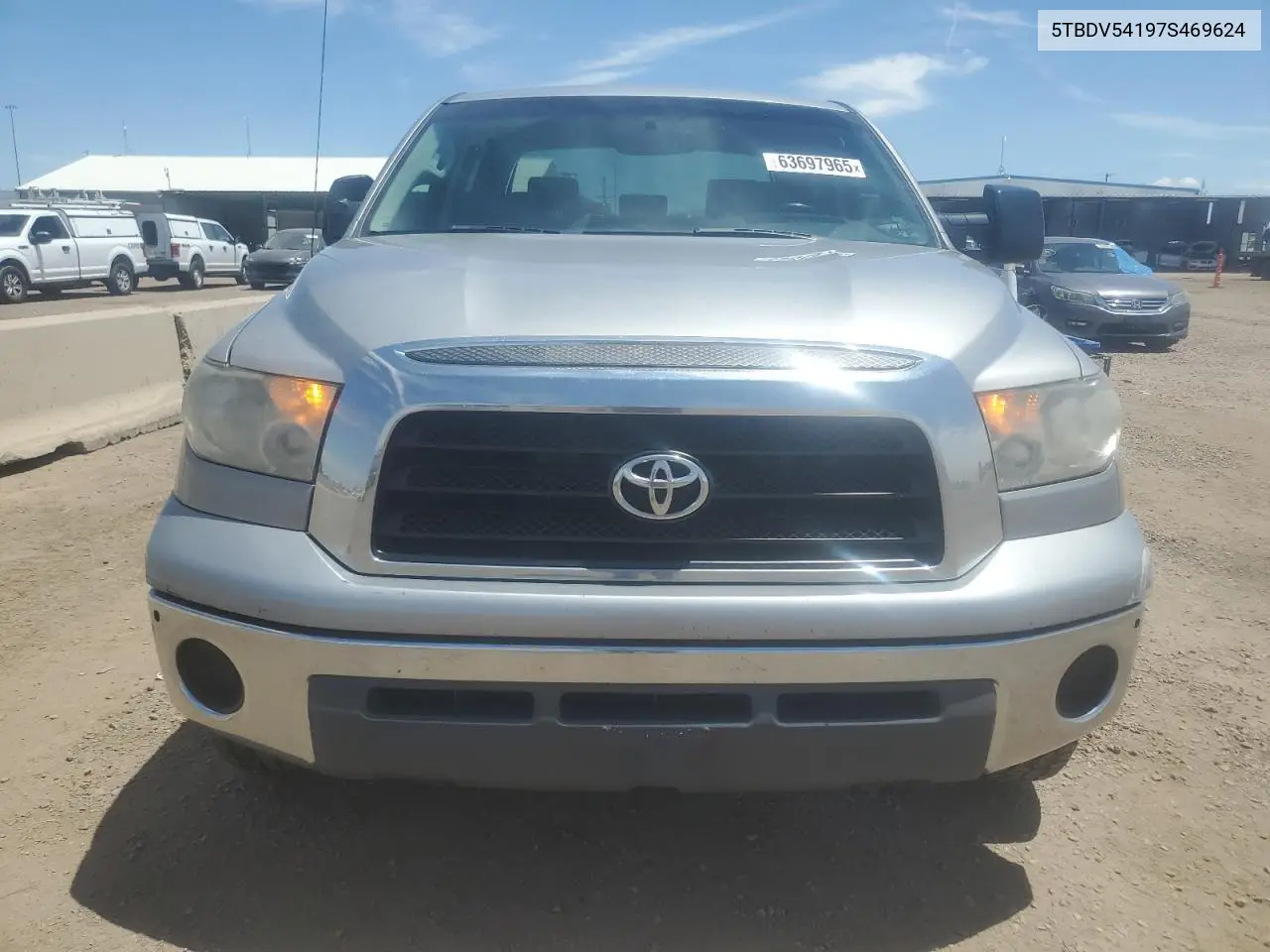 2007 Toyota Tundra Crewmax Sr5 VIN: 5TBDV54197S469624 Lot: 63697965