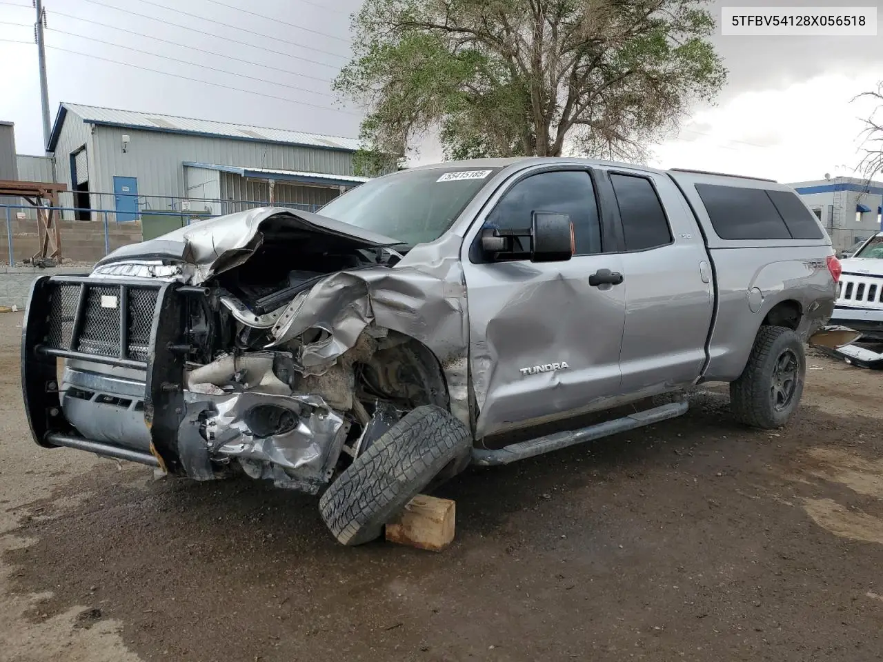 2008 Toyota Tundra Double Cab VIN: 5TFBV54128X056518 Lot: 55415185