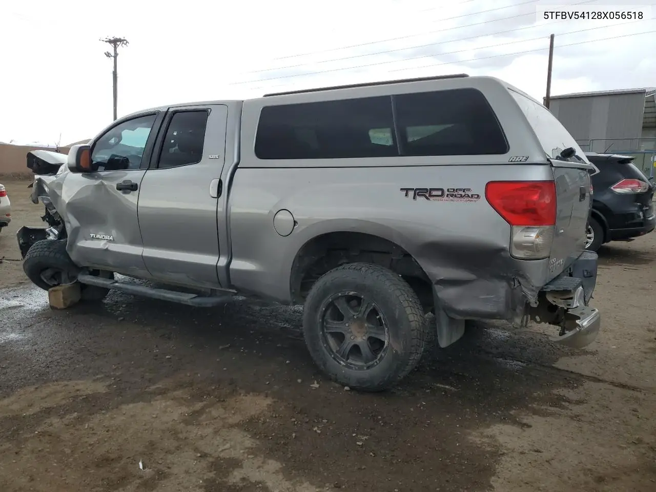 2008 Toyota Tundra Double Cab VIN: 5TFBV54128X056518 Lot: 55415185