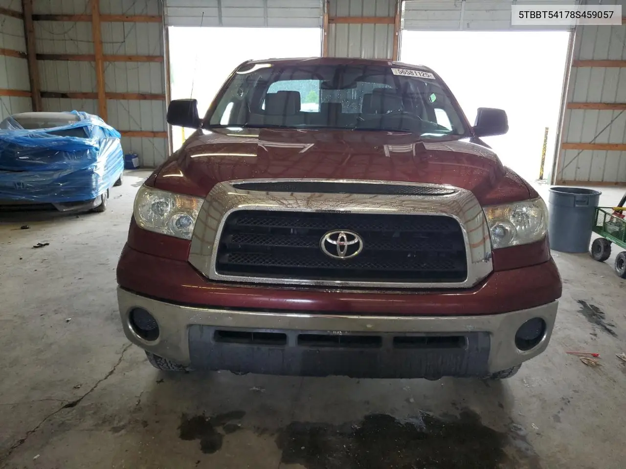 2008 Toyota Tundra Double Cab VIN: 5TBBT54178S459057 Lot: 56581125