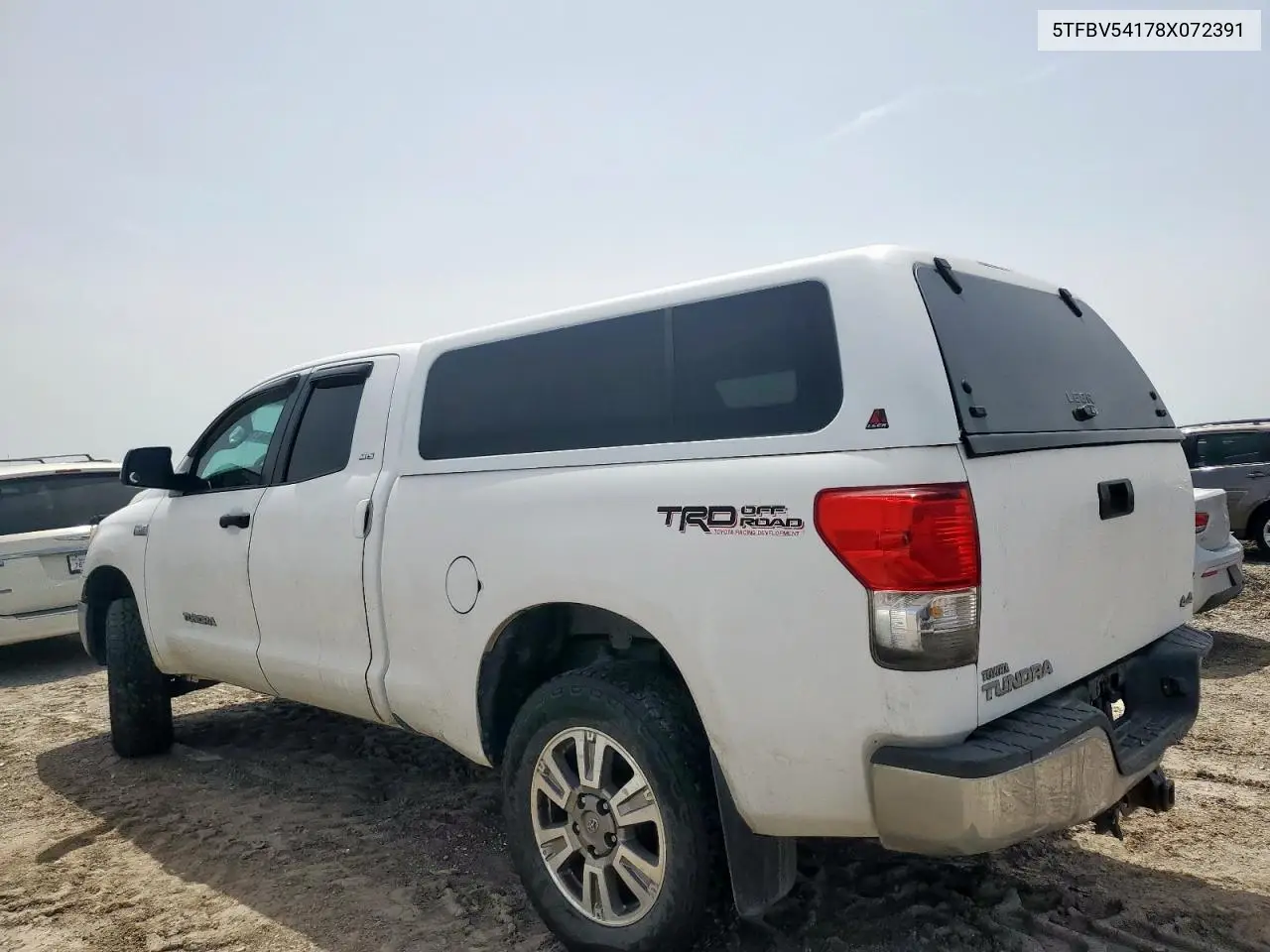 2008 Toyota Tundra Double Cab VIN: 5TFBV54178X072391 Lot: 56647205
