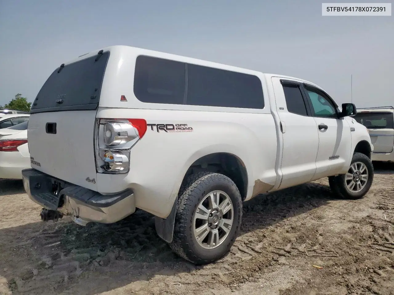 2008 Toyota Tundra Double Cab VIN: 5TFBV54178X072391 Lot: 56647205