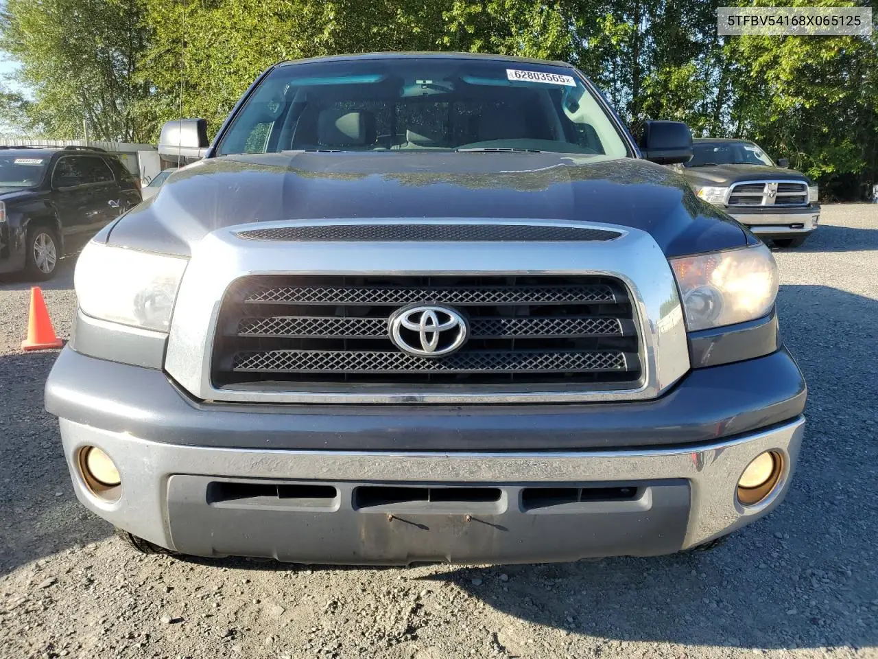 2008 Toyota Tundra Double Cab VIN: 5TFBV54168X065125 Lot: 62803565