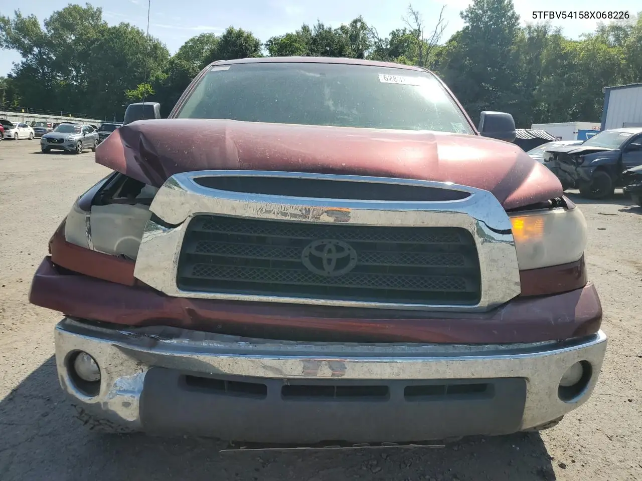 2008 Toyota Tundra Double Cab VIN: 5TFBV54158X068226 Lot: 62832445