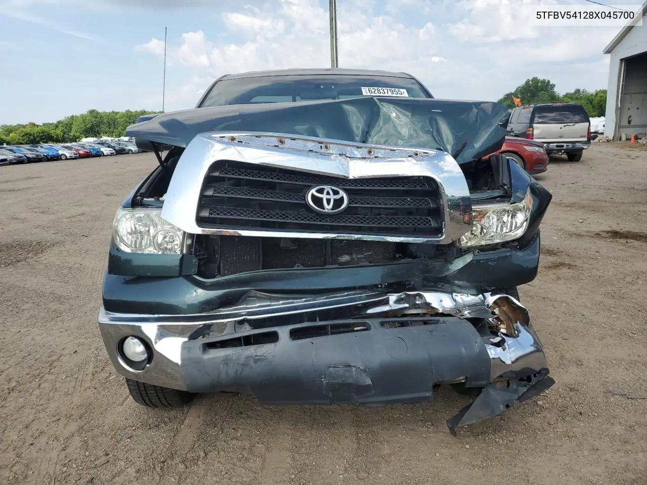 2008 Toyota Tundra Double Cab VIN: 5TFBV54128X045700 Lot: 62837955