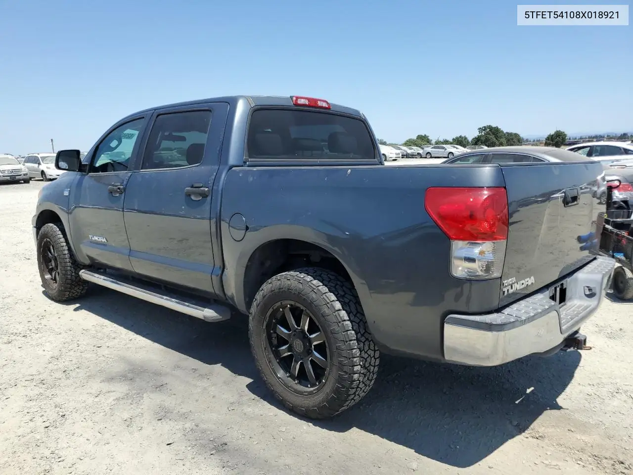 2008 Toyota Tundra Crewmax VIN: 5TFET54108X018921 Lot: 62945875
