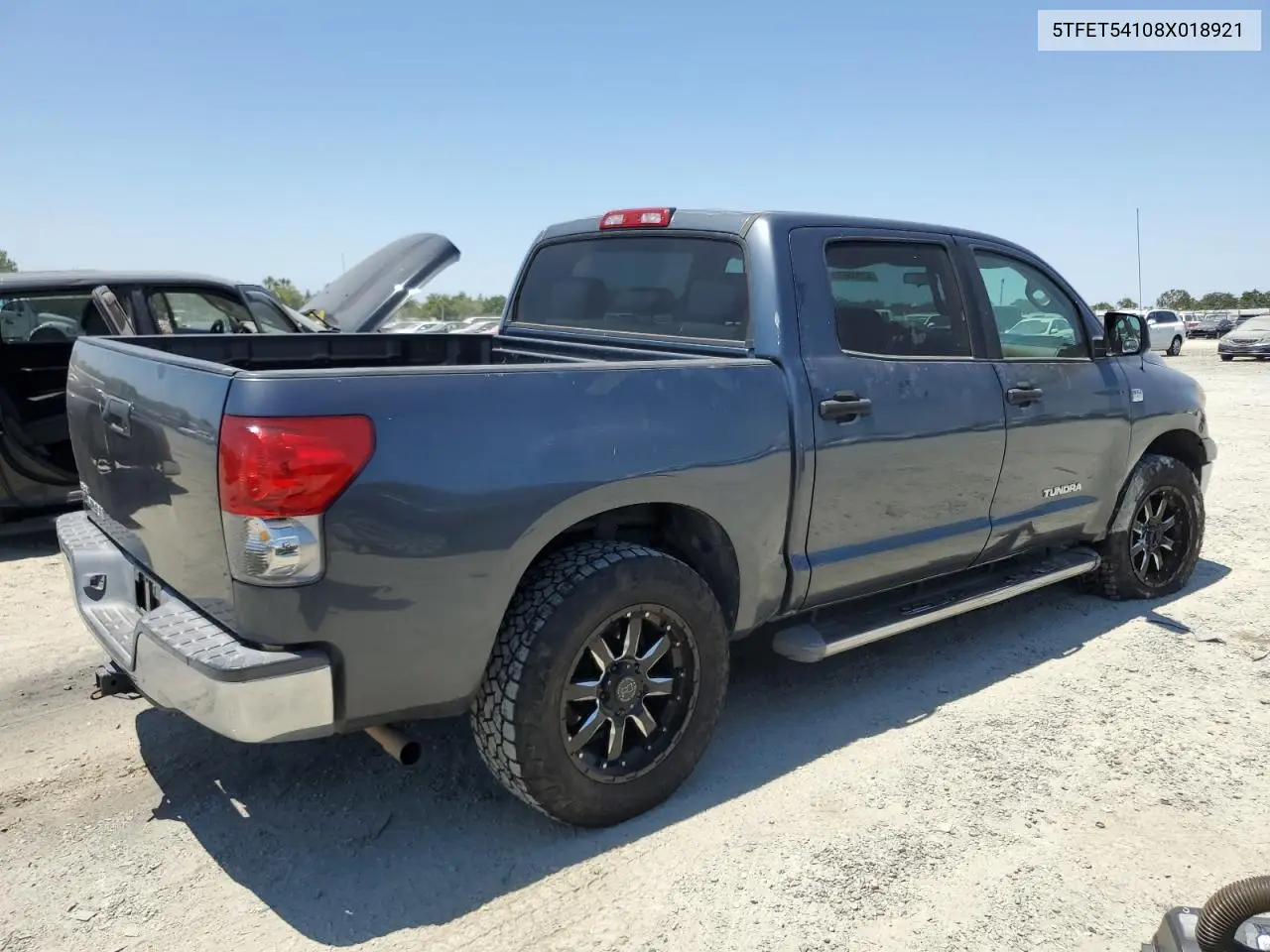 2008 Toyota Tundra Crewmax VIN: 5TFET54108X018921 Lot: 62945875