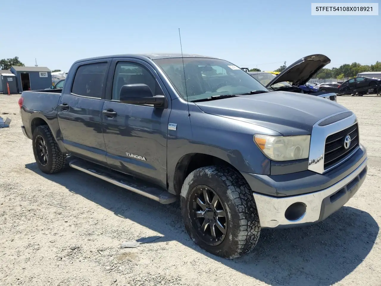 2008 Toyota Tundra Crewmax VIN: 5TFET54108X018921 Lot: 62945875