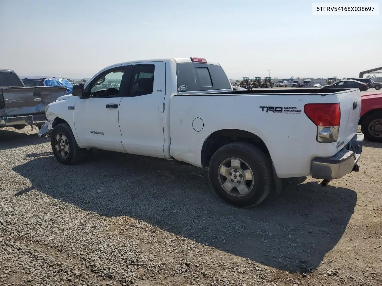 2008 Toyota Tundra Double Cab VIN: 5TFRV54168X038697 Lot: 63119645