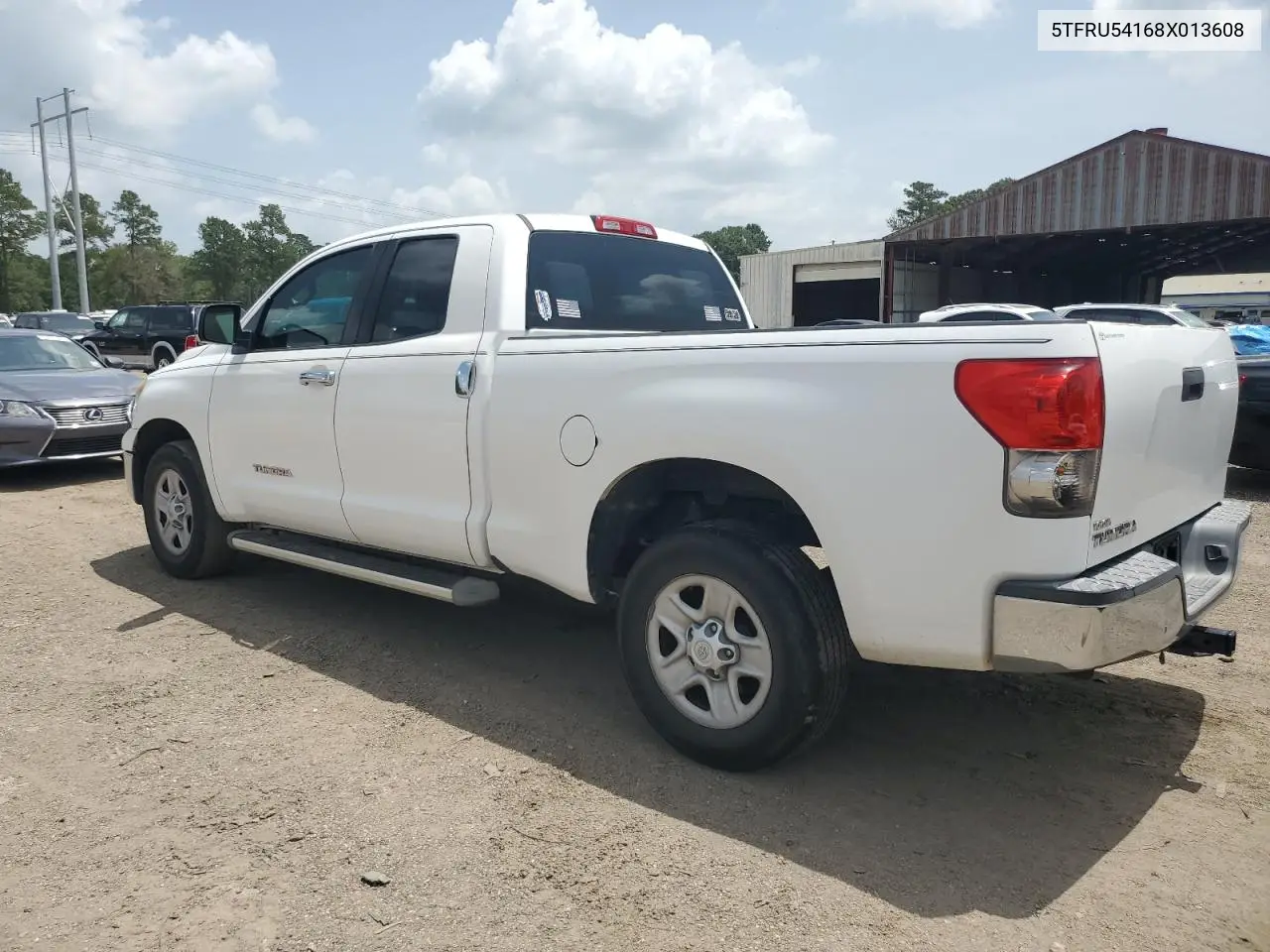 2008 Toyota Tundra Double Cab VIN: 5TFRU54168X013608 Lot: 63238875