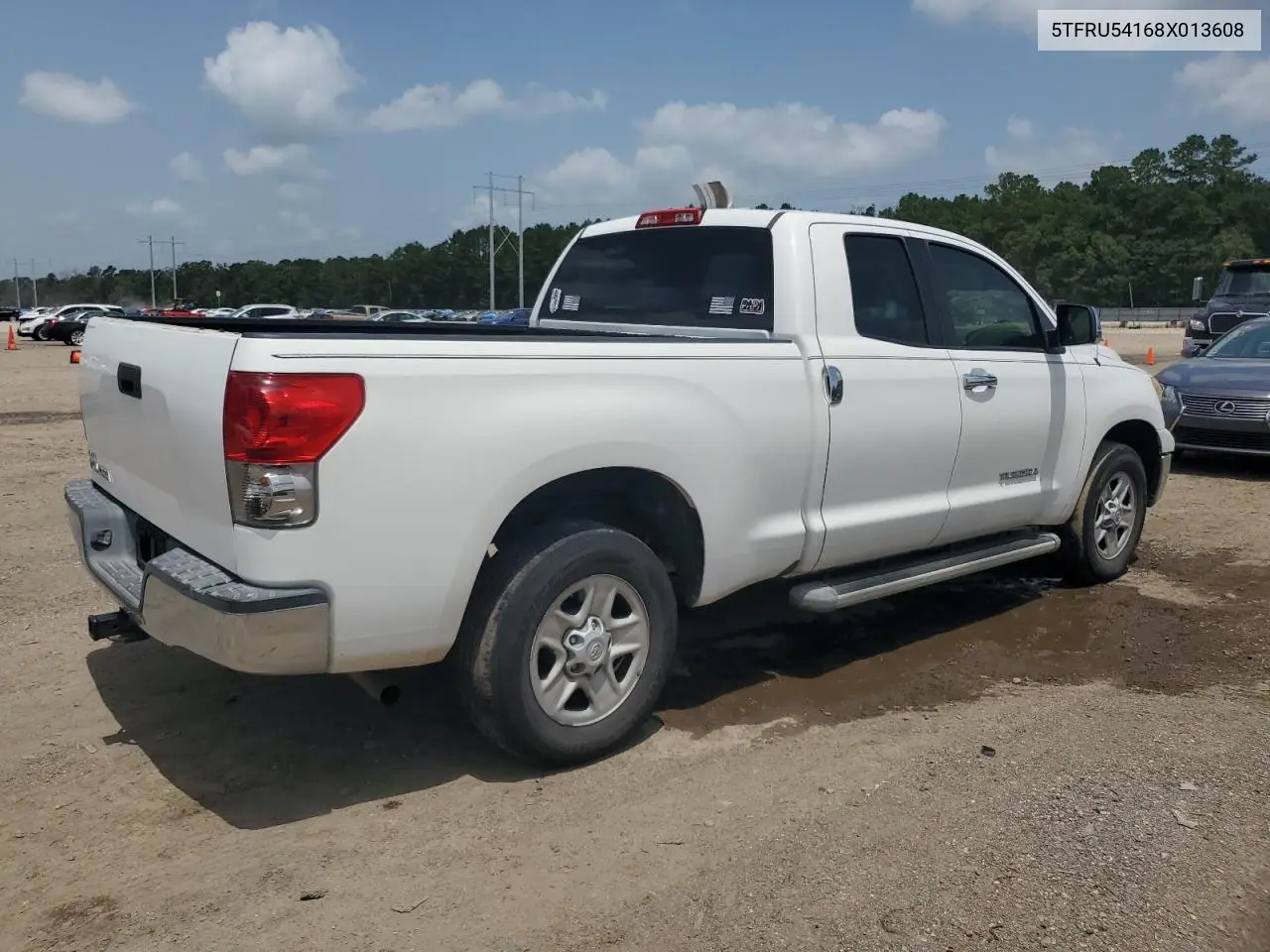 2008 Toyota Tundra Double Cab VIN: 5TFRU54168X013608 Lot: 63238875