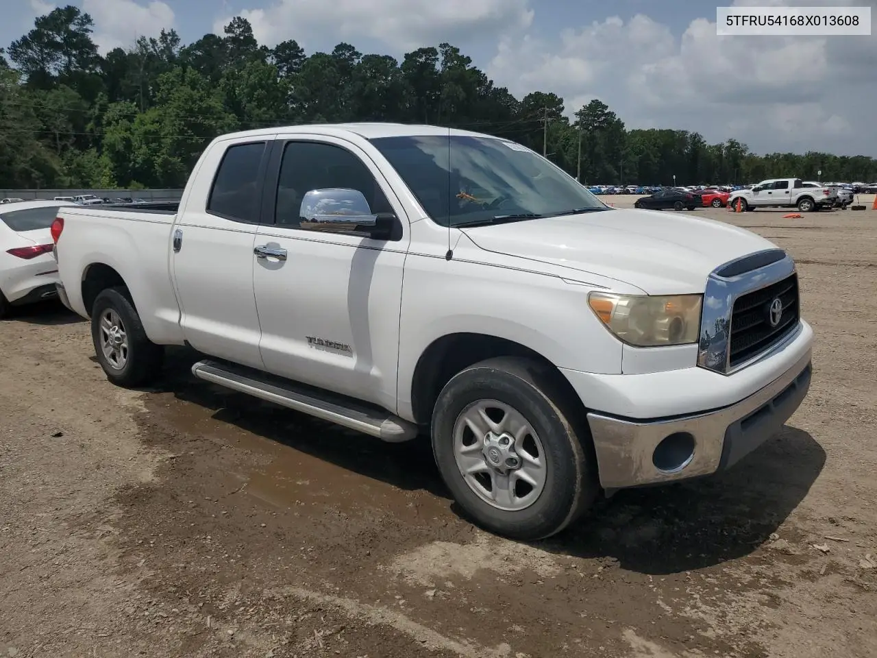 2008 Toyota Tundra Double Cab VIN: 5TFRU54168X013608 Lot: 63238875