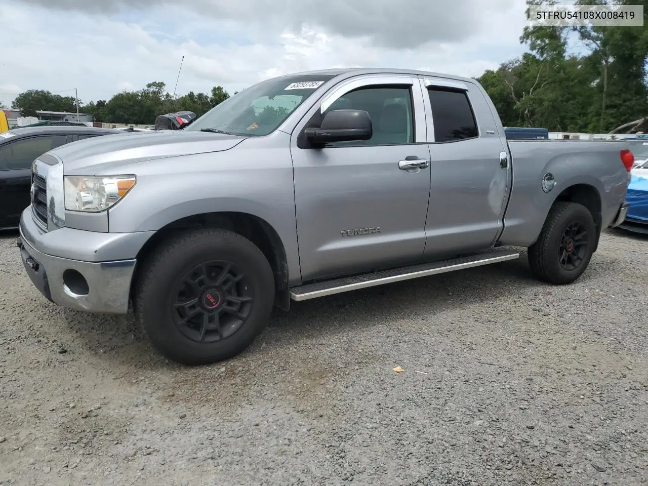 2008 Toyota Tundra Double Cab VIN: 5TFRU54108X008419 Lot: 63293785
