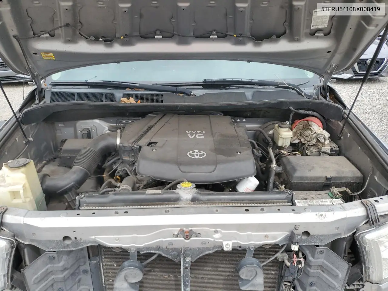 2008 Toyota Tundra Double Cab VIN: 5TFRU54108X008419 Lot: 63293785