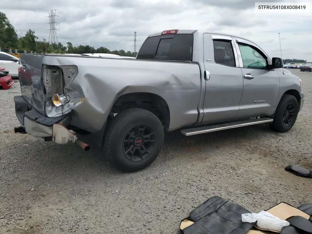 2008 Toyota Tundra Double Cab VIN: 5TFRU54108X008419 Lot: 63293785