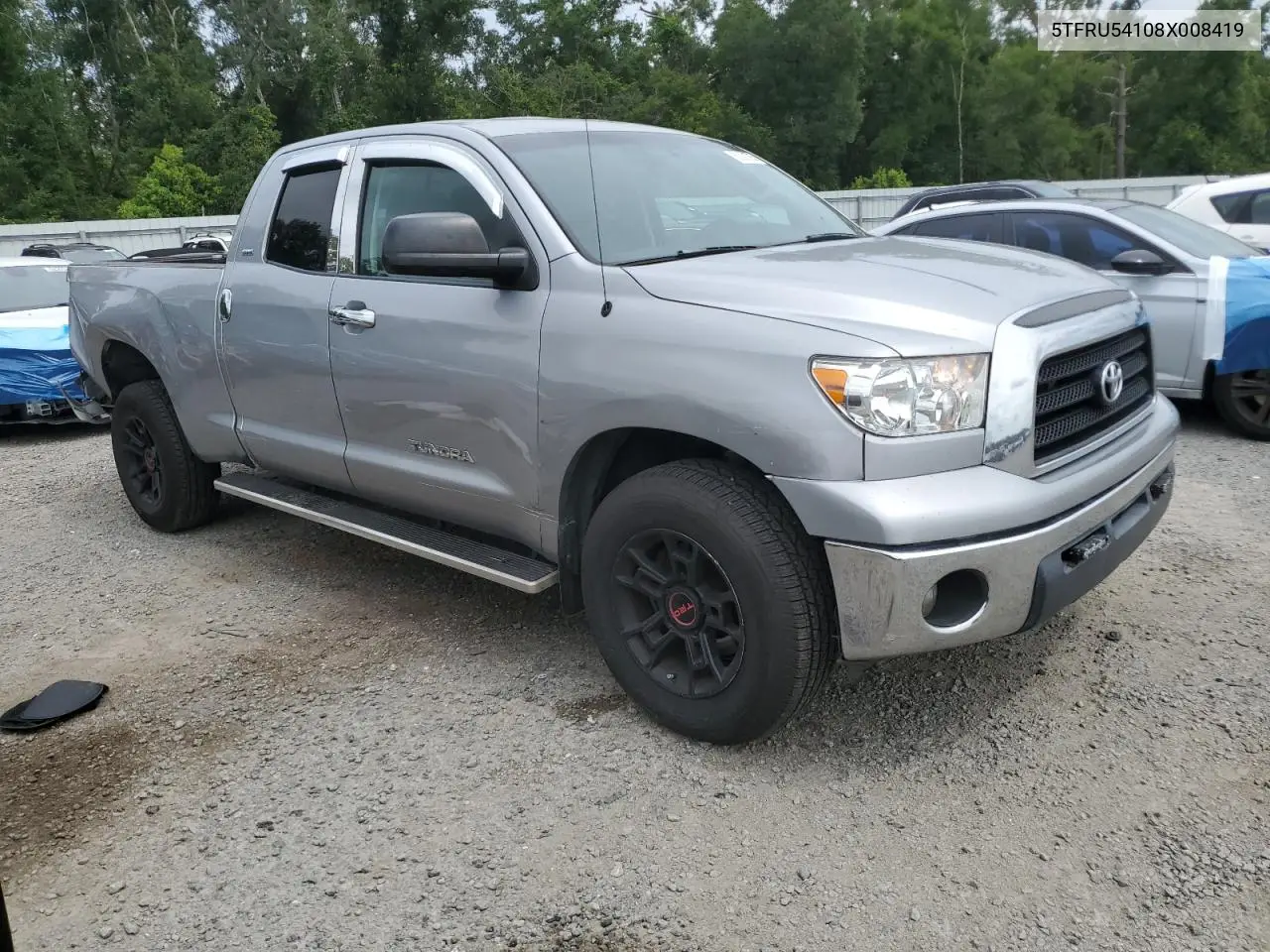 2008 Toyota Tundra Double Cab VIN: 5TFRU54108X008419 Lot: 63293785
