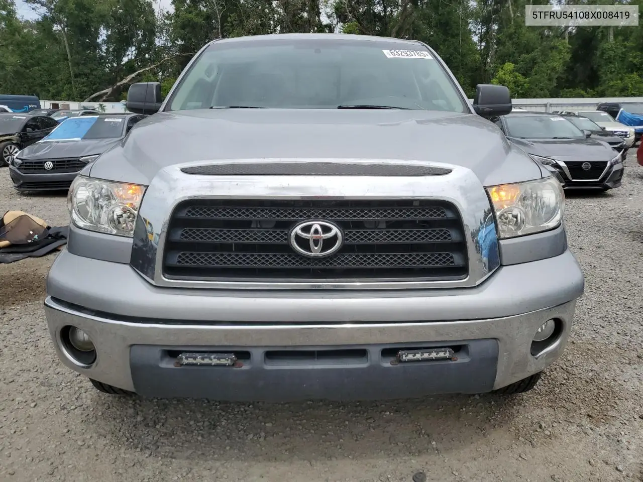 2008 Toyota Tundra Double Cab VIN: 5TFRU54108X008419 Lot: 63293785