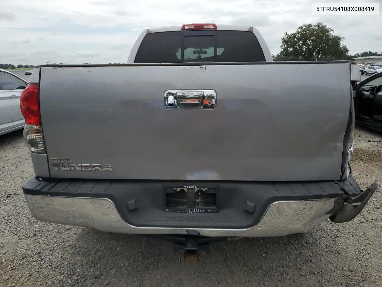 2008 Toyota Tundra Double Cab VIN: 5TFRU54108X008419 Lot: 63293785