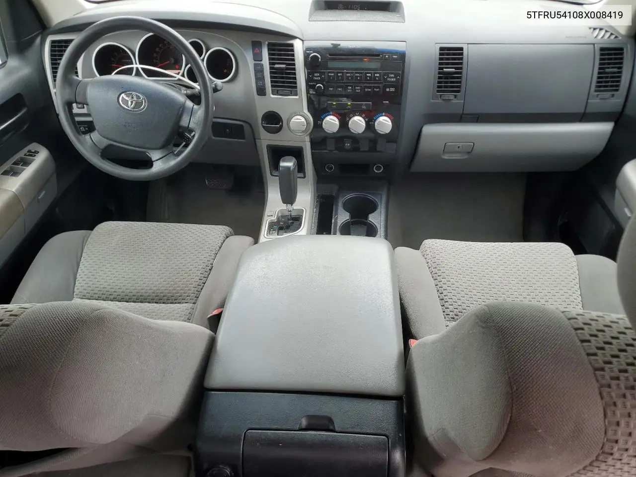 2008 Toyota Tundra Double Cab VIN: 5TFRU54108X008419 Lot: 63293785