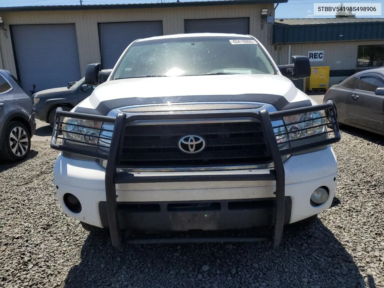 2008 Toyota Tundra Double Cab VIN: 5TBBV54198S498906 Lot: 63418865