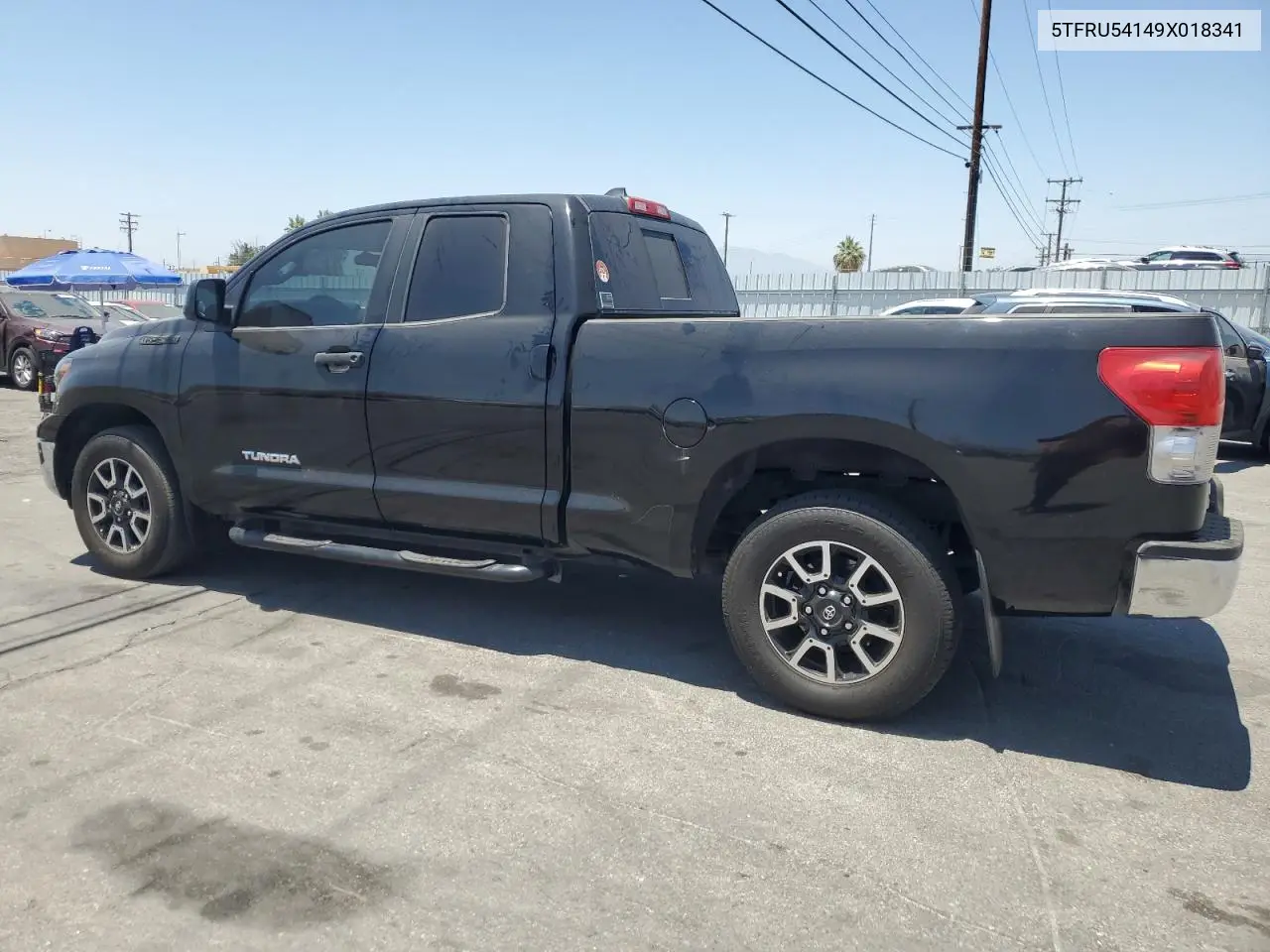 2009 Toyota Tundra Double Cab VIN: 5TFRU54149X018341 Lot: 63142625
