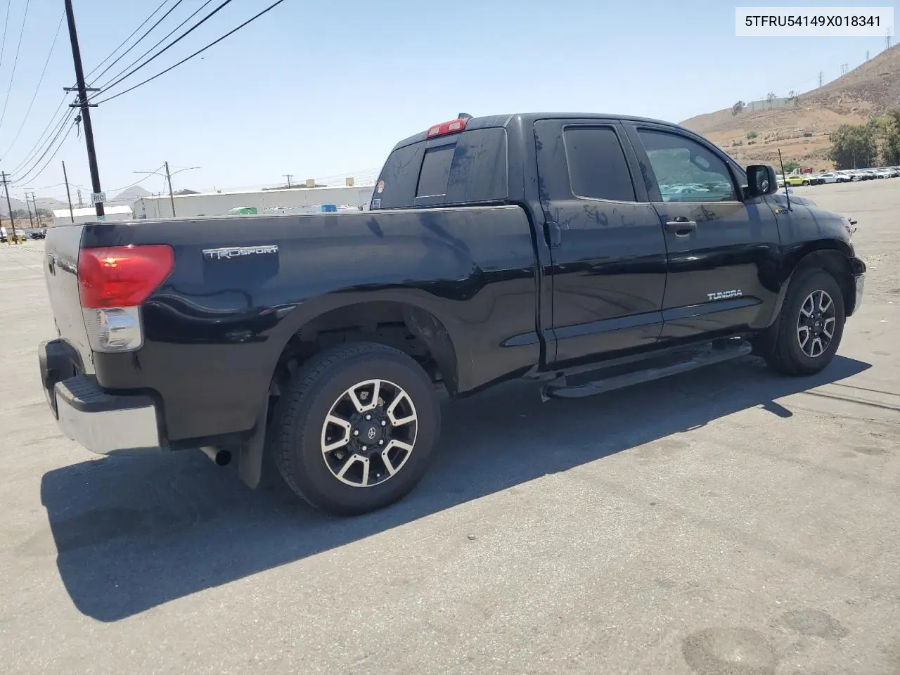 2009 Toyota Tundra Double Cab VIN: 5TFRU54149X018341 Lot: 63142625