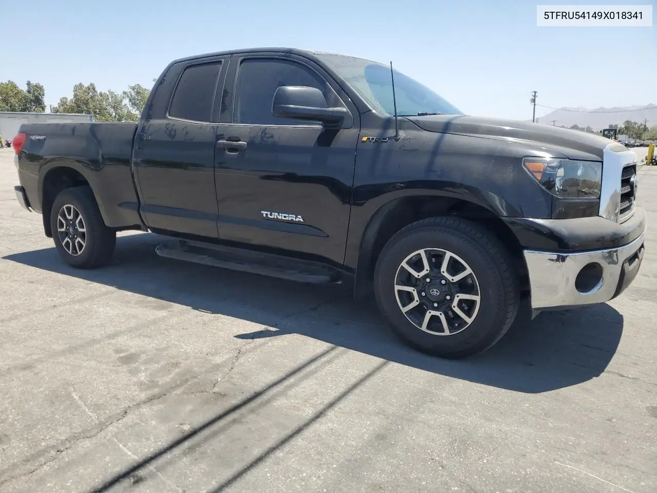2009 Toyota Tundra Double Cab VIN: 5TFRU54149X018341 Lot: 63142625