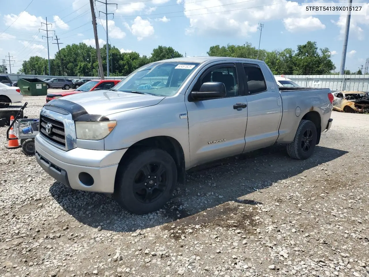 2009 Toyota Tundra Double Cab VIN: 5TFBT54139X015127 Lot: 63497825