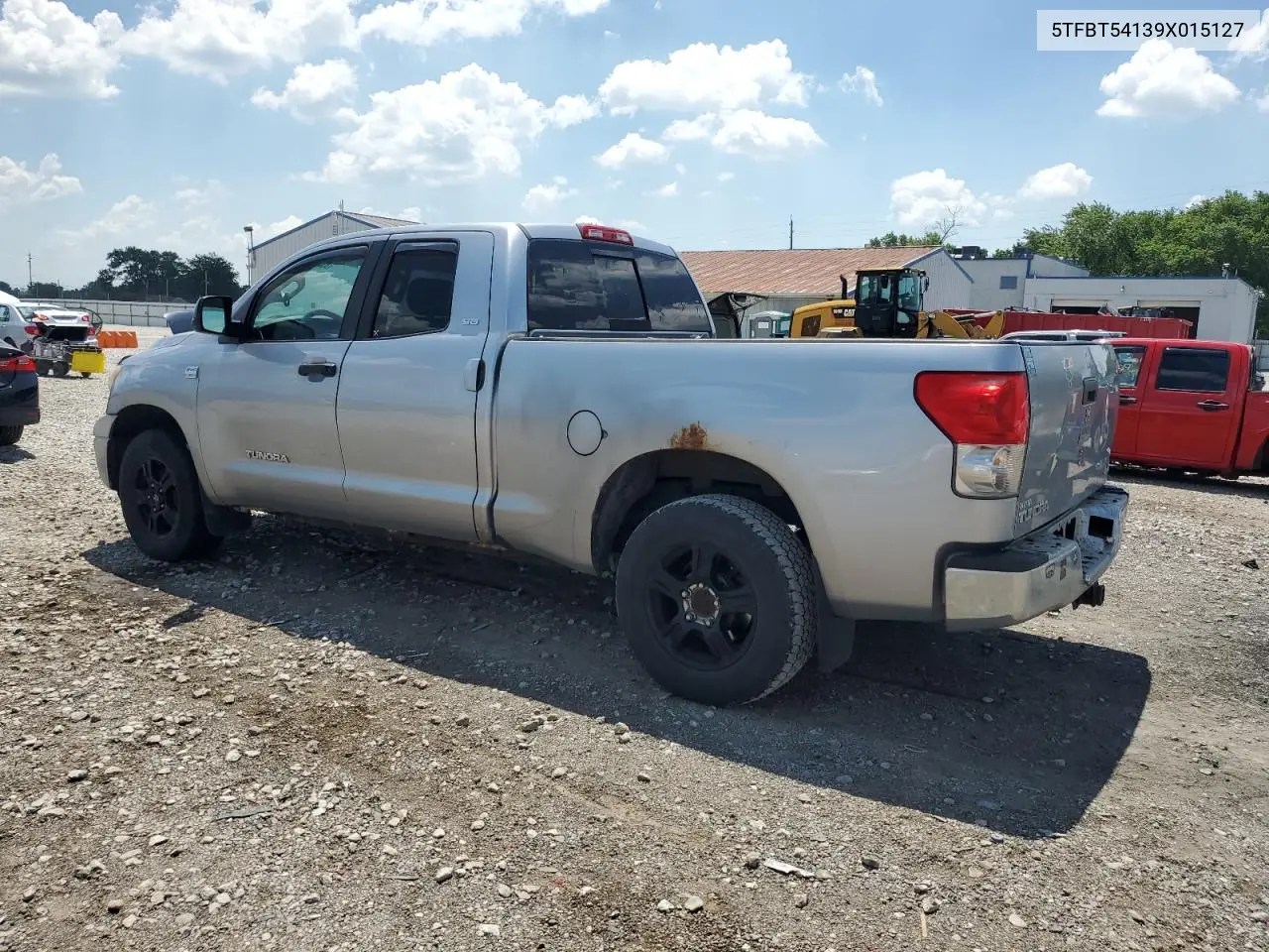 2009 Toyota Tundra Double Cab VIN: 5TFBT54139X015127 Lot: 63497825