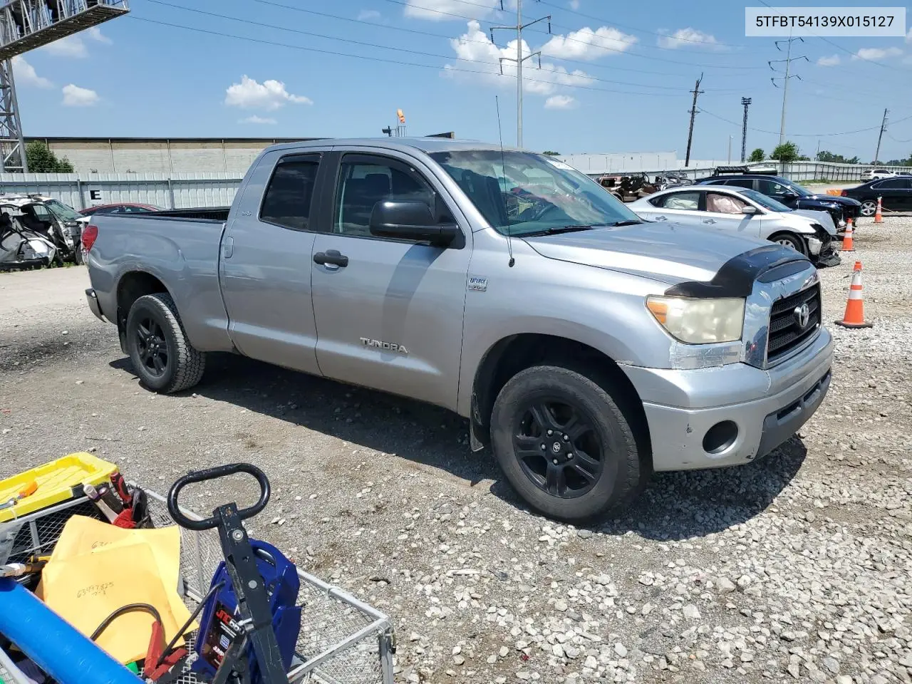 2009 Toyota Tundra Double Cab VIN: 5TFBT54139X015127 Lot: 63497825