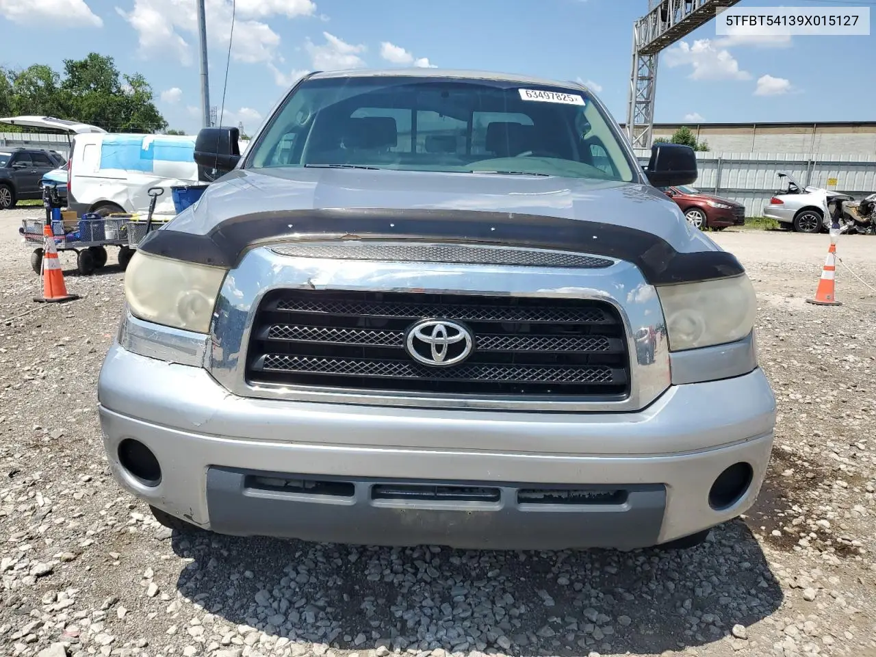2009 Toyota Tundra Double Cab VIN: 5TFBT54139X015127 Lot: 63497825