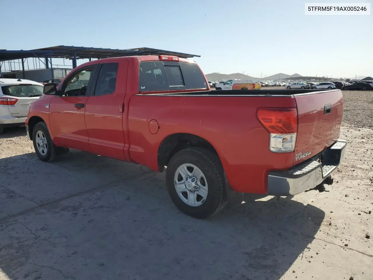 2010 Toyota Tundra Double Cab Sr5 VIN: 5TFRM5F19AX005246 Lot: 57240595