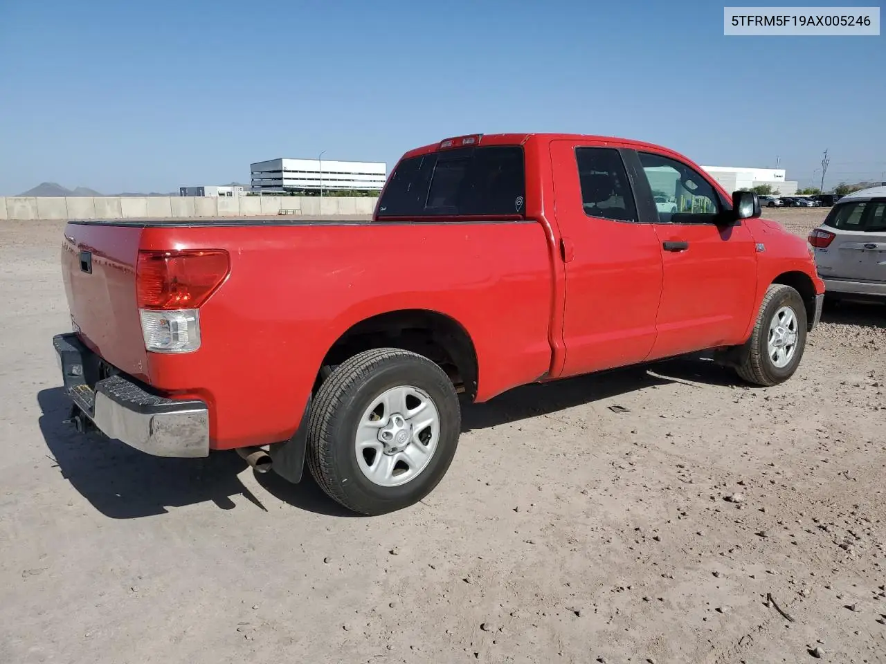2010 Toyota Tundra Double Cab Sr5 VIN: 5TFRM5F19AX005246 Lot: 57240595