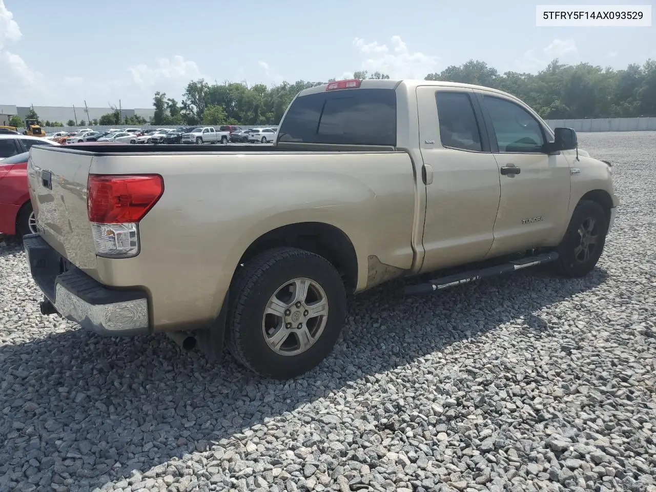 2010 Toyota Tundra Double Cab Sr5 VIN: 5TFRY5F14AX093529 Lot: 60121455