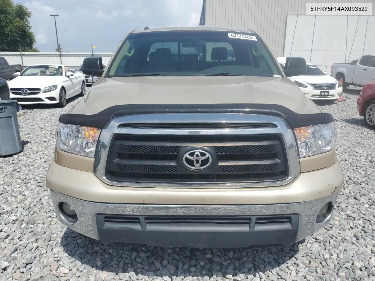 2010 Toyota Tundra Double Cab Sr5 VIN: 5TFRY5F14AX093529 Lot: 60121455