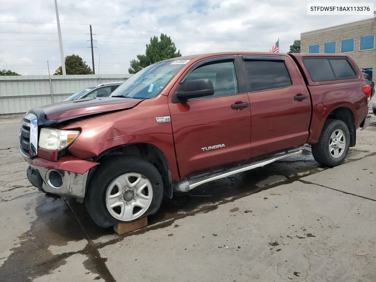 2010 Toyota Tundra Crewmax Sr5 VIN: 5TFDW5F18AX113376 Lot: 61678505