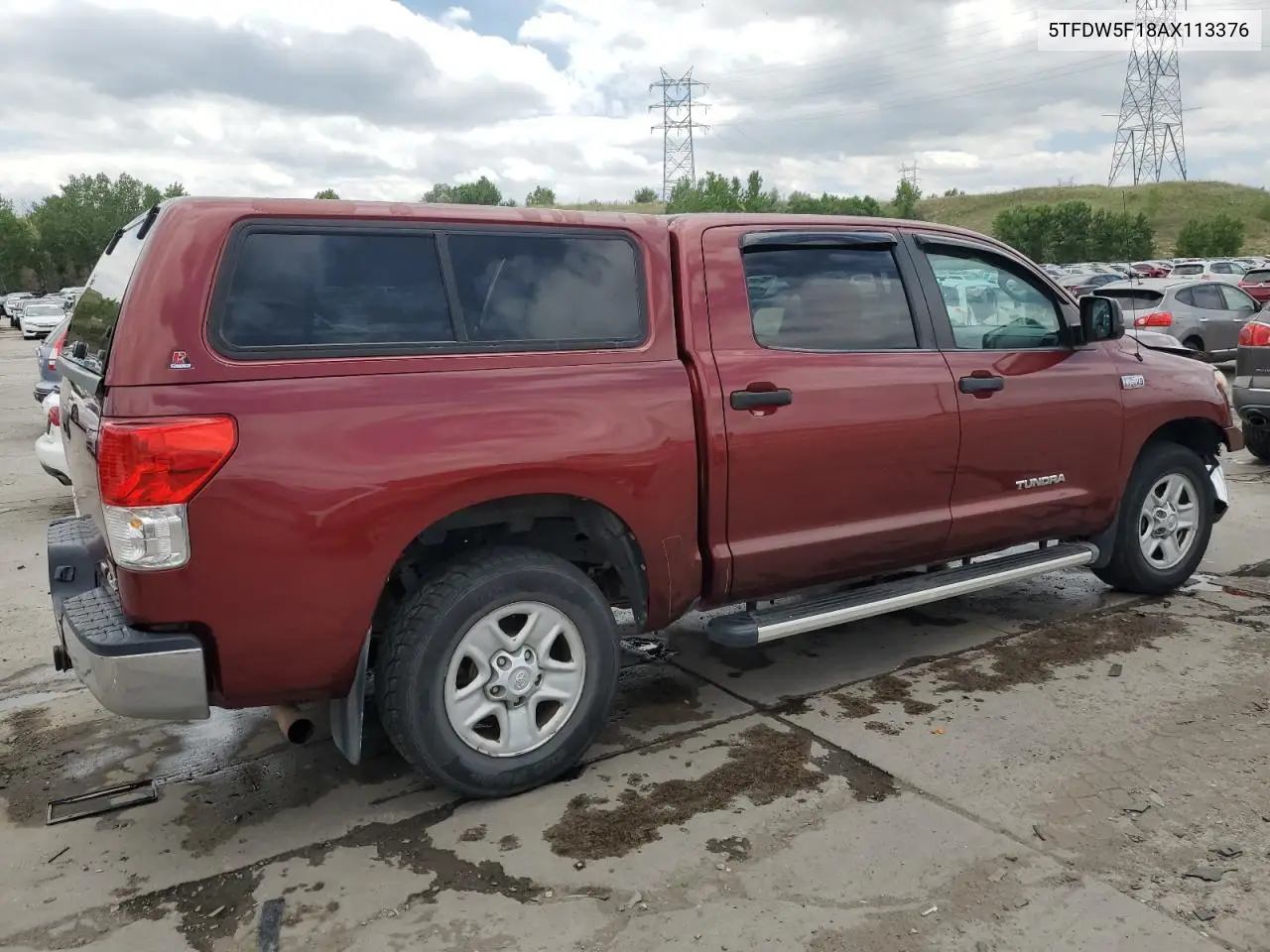 2010 Toyota Tundra Crewmax Sr5 VIN: 5TFDW5F18AX113376 Lot: 61678505