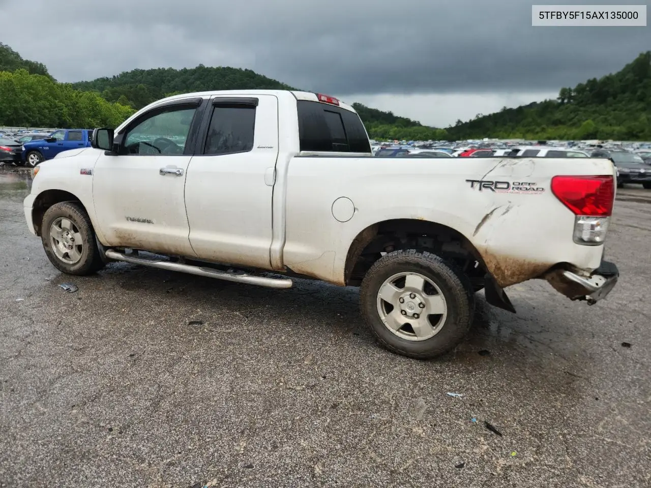 2010 Toyota Tundra Double Cab Limited VIN: 5TFBY5F15AX135000 Lot: 62285715
