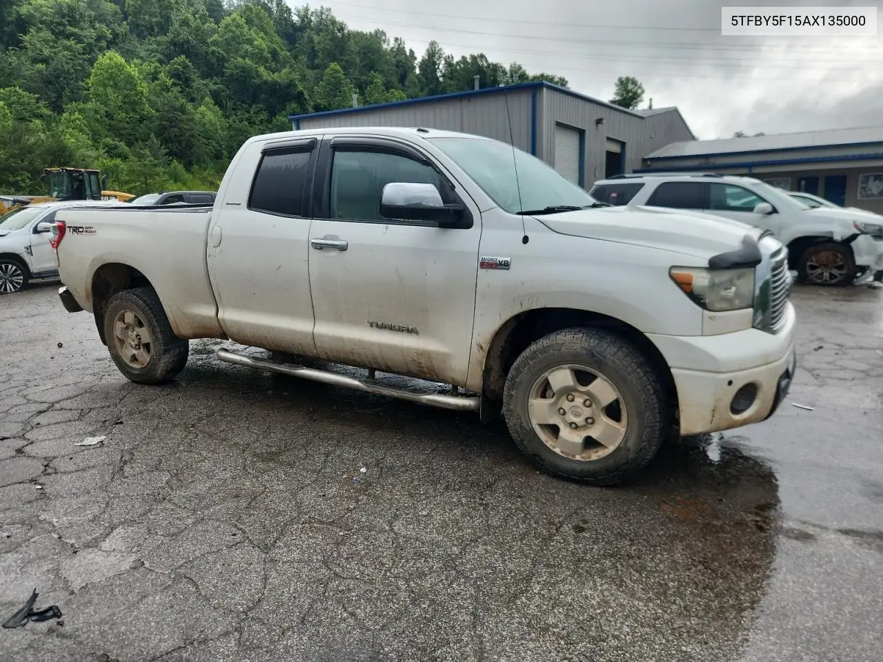 2010 Toyota Tundra Double Cab Limited VIN: 5TFBY5F15AX135000 Lot: 62285715