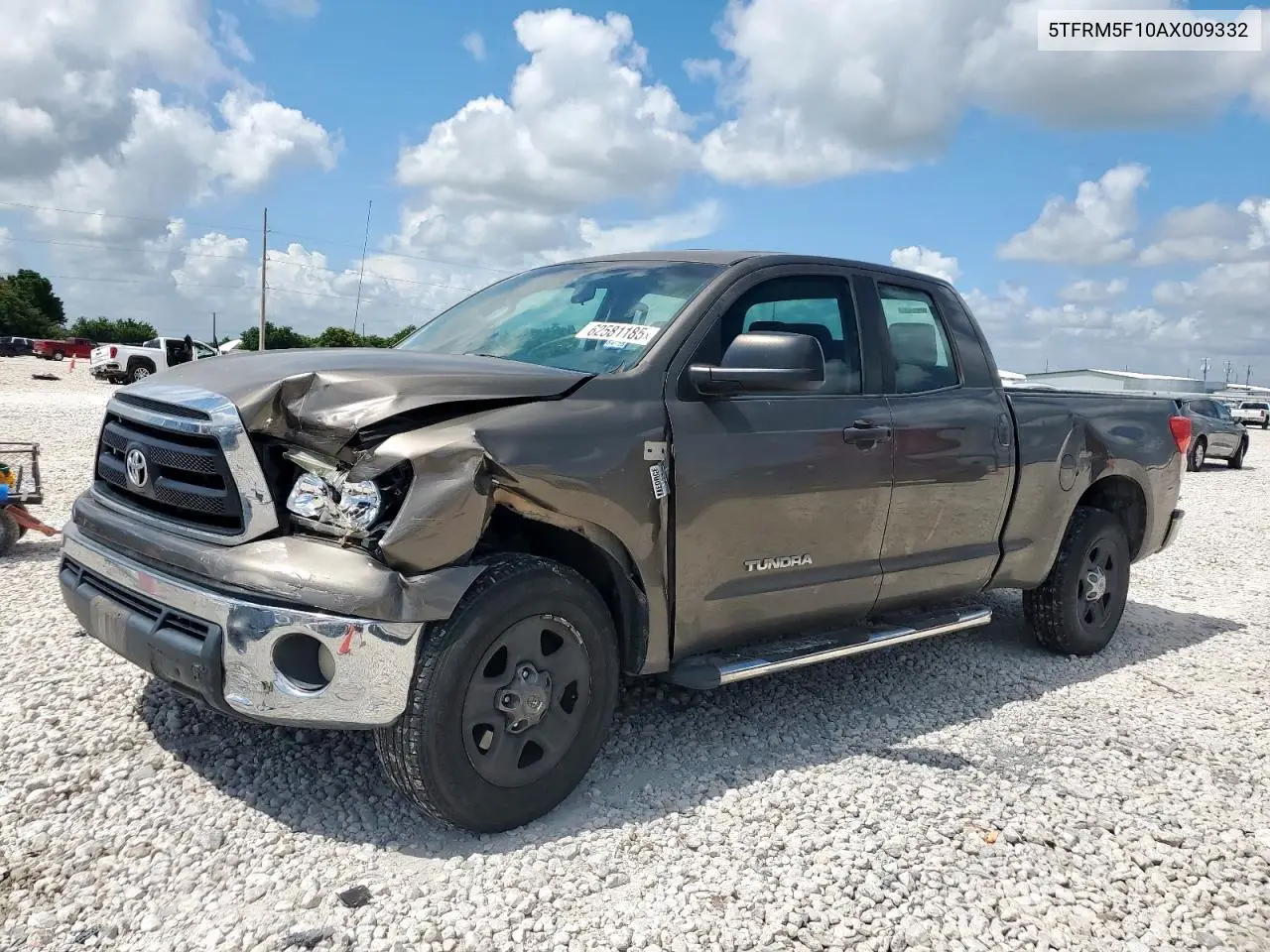 2010 Toyota Tundra Double Cab Sr5 VIN: 5TFRM5F10AX009332 Lot: 62581185