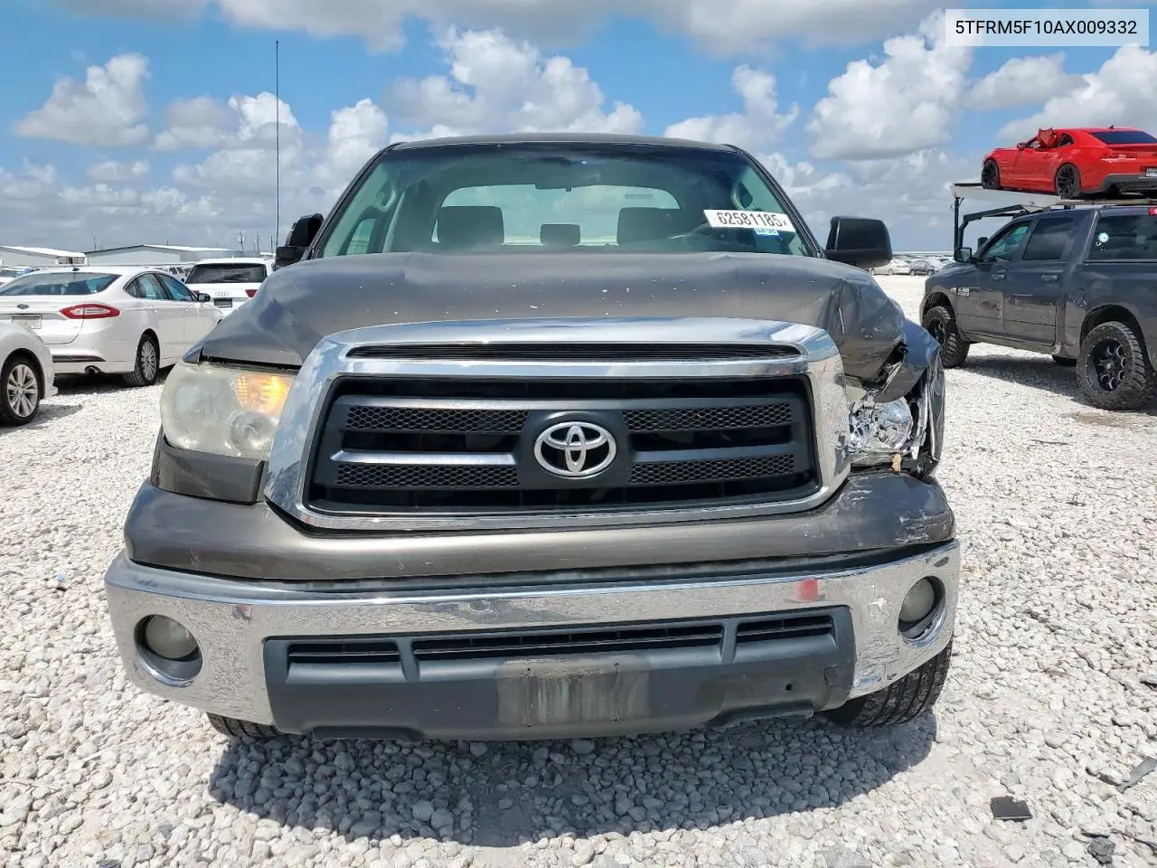 2010 Toyota Tundra Double Cab Sr5 VIN: 5TFRM5F10AX009332 Lot: 62581185