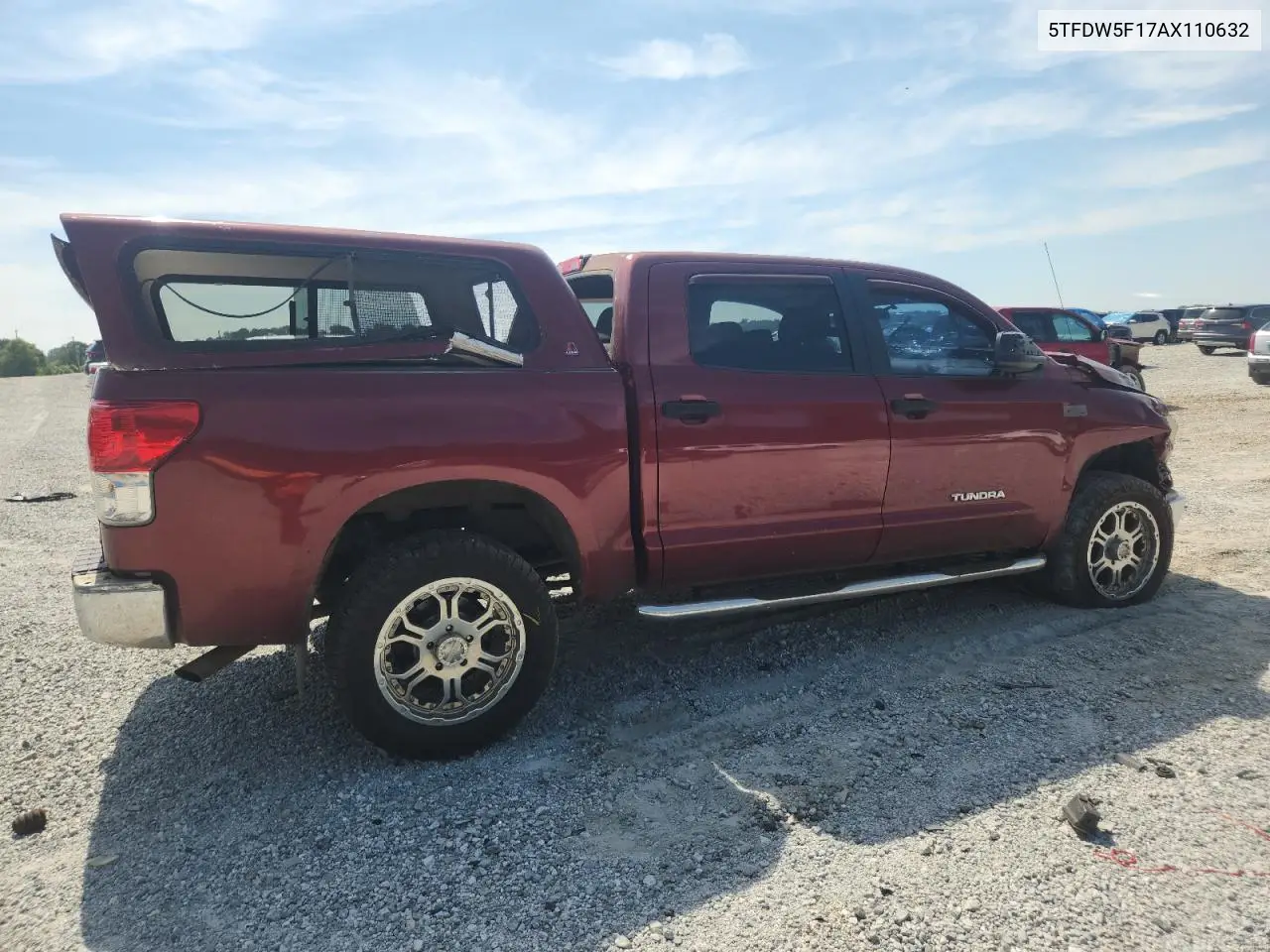 2010 Toyota Tundra Crewmax Sr5 VIN: 5TFDW5F17AX110632 Lot: 63029025