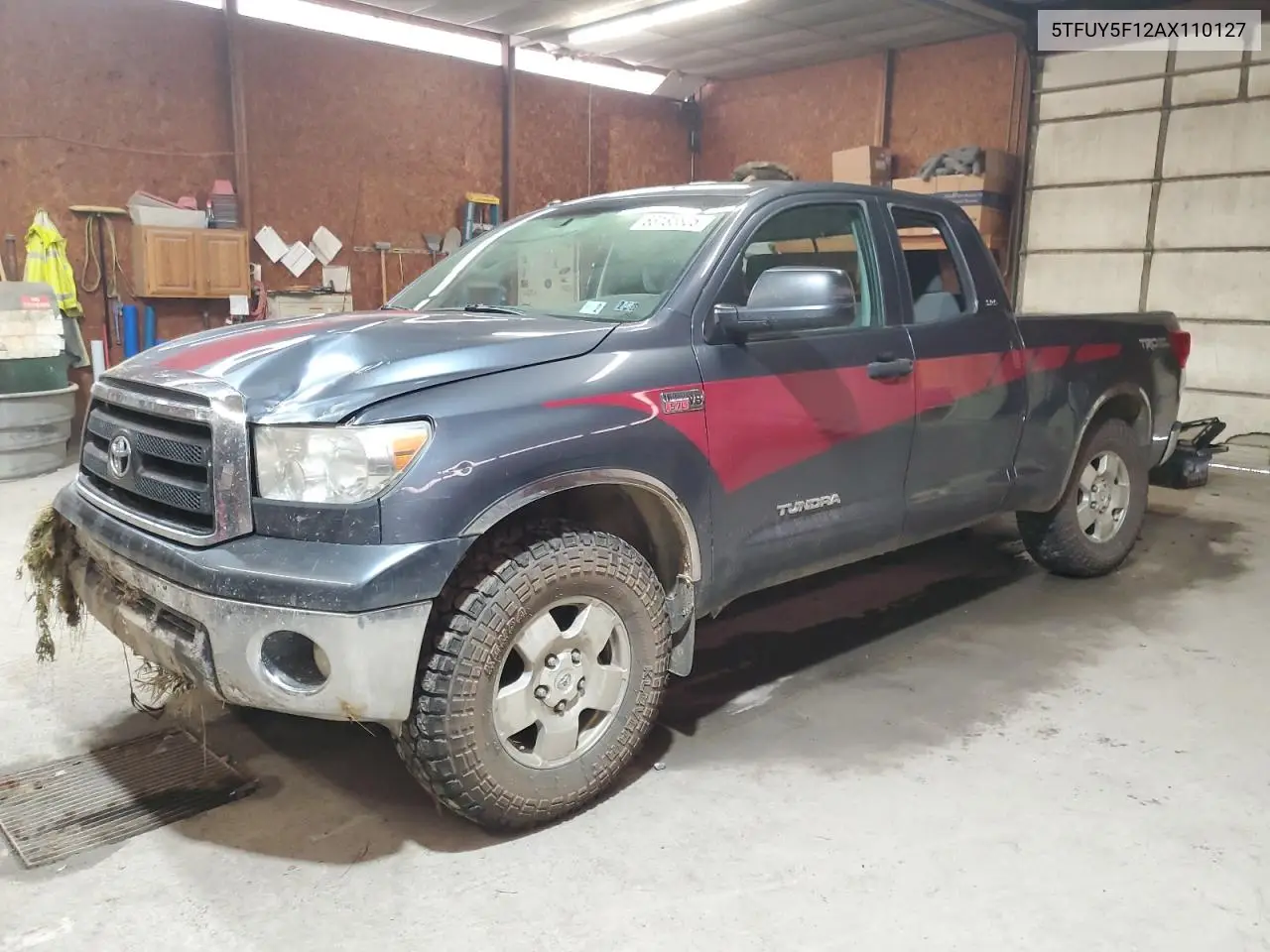 2010 Toyota Tundra Double Cab Sr5 VIN: 5TFUY5F12AX110127 Lot: 63135825