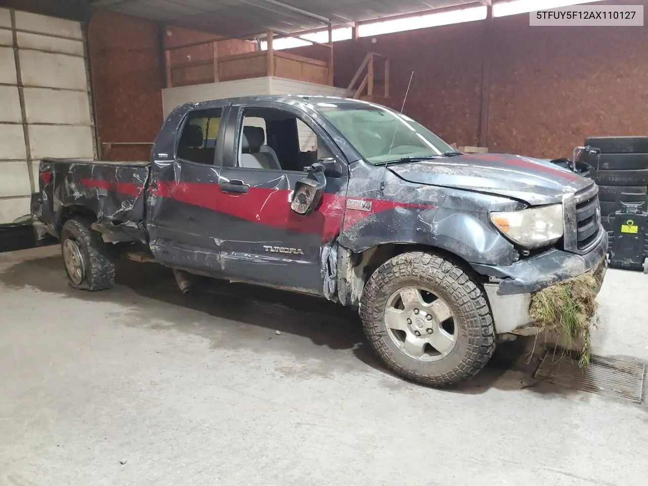 2010 Toyota Tundra Double Cab Sr5 VIN: 5TFUY5F12AX110127 Lot: 63135825