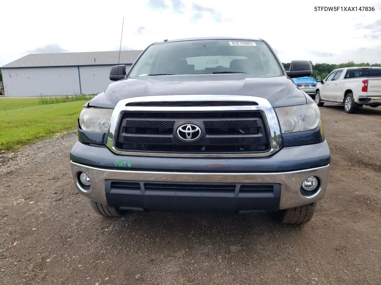 2010 Toyota Tundra Crewmax Sr5 VIN: 5TFDW5F1XAX147836 Lot: 63212605
